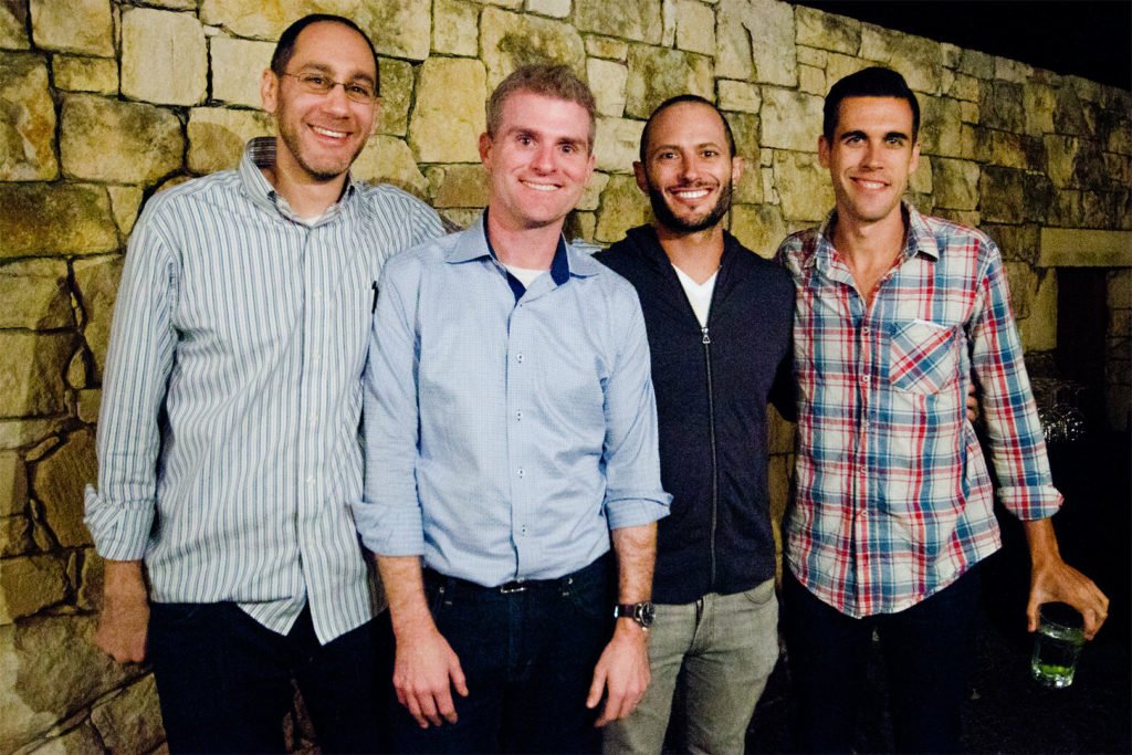 Jeremy Weisz, John Corcoran, AppSumo/SumoMe founder Noah Kagan, and bestselling author/media strategist Ryan Holiday.
