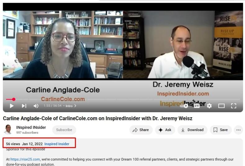 Carline Anglade-Cole Before